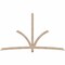 Ekena Millwork Davenport Smooth Timber Gable Bracket, Douglas Fir, 108"W x 63"H x 3 1/2"D x 3 1/2"F, 14/12 Pitch GBW108X63X0404DAV00SDF - alternate 1